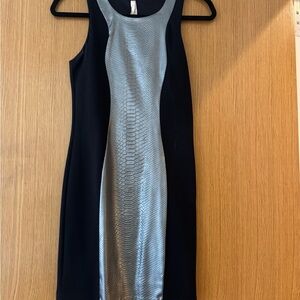 Bailey 44 Black and Silver Mini Dress